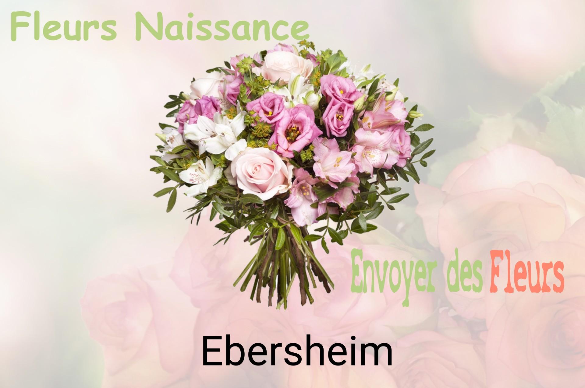 Bouquet de fleurs de naissance livré à Ebersheim
