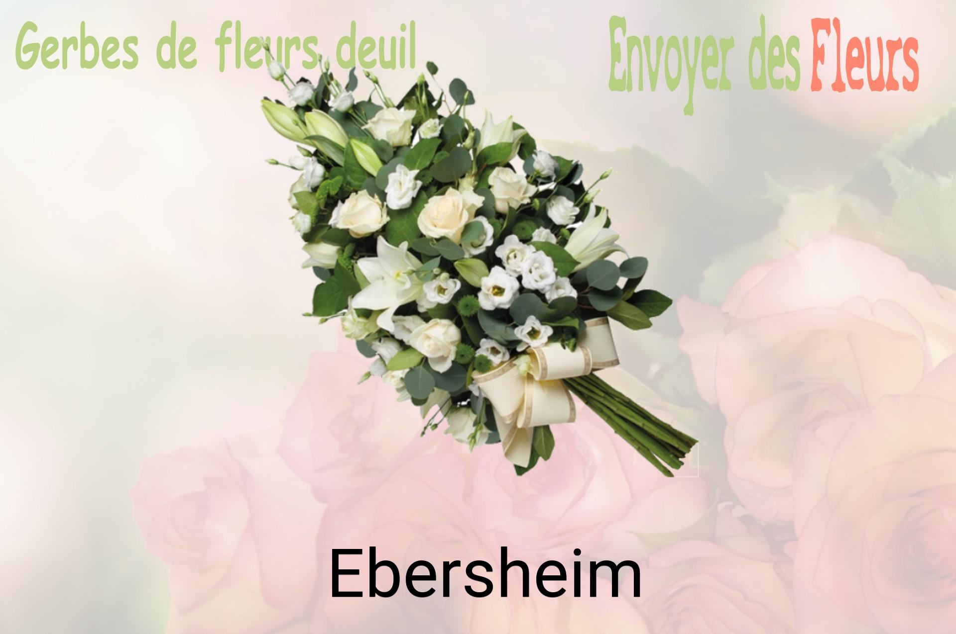 Gerbe de fleurs de deuil livrée à Ebersheim